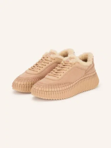 Chloé Sneakersy Nama authentic brown hnědé