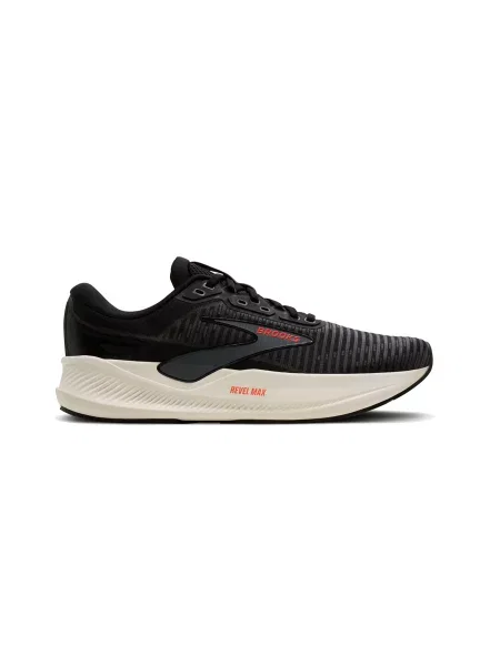 Brooks Revel Max M Black Ebony Tigerlilly Mężczyźni Buty sportowe Brooks Size: czarny
