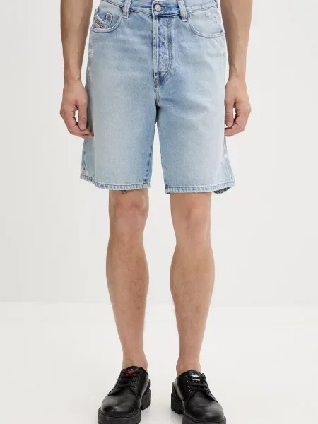 Diesel pantaloni scurți pentru bărbați din denim albastru