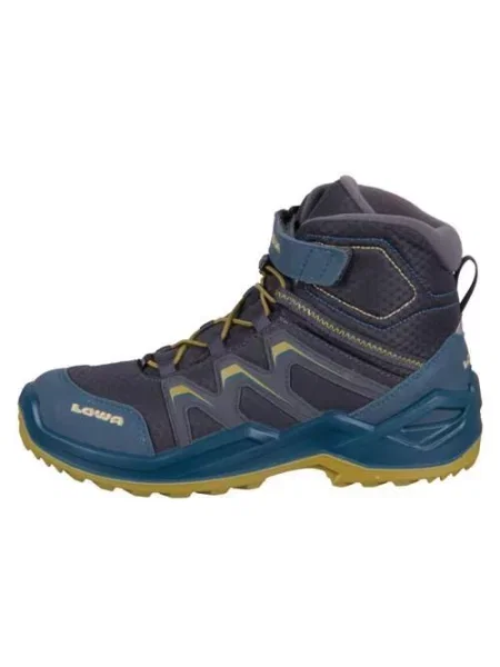 Buty trekkingowe dla dzieci Lowa Maddox Warm Gtx Mid Jr niebieskie