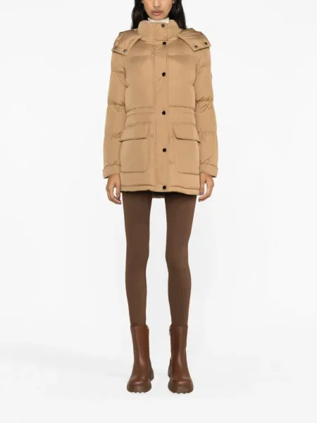 Pikowana parka Michael Michael Kors zielona