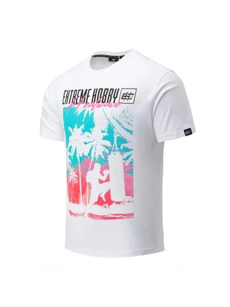 Koszulka EXTREME HOBBY T-shirt EXTREME HOBBY HEATWAVE biała