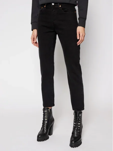 Levi's® Дънки тип Cropped Fit Original Cropped Fit черен