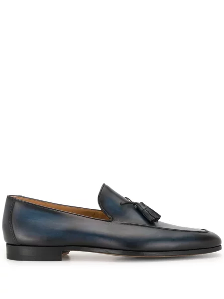 Pantofi loafer Magnanni din piele albastru