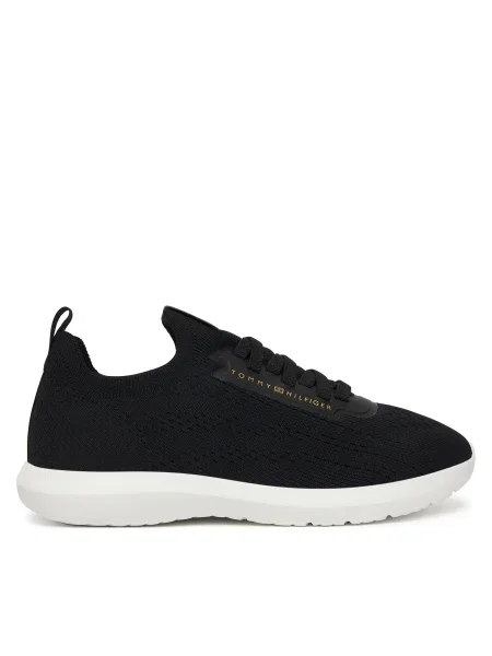 Sportcipők Tommy Hilfiger Th Knit Extralight Runner fekete