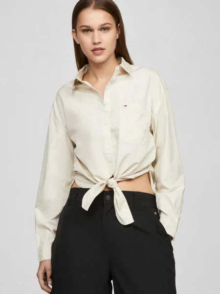 Сорочка Tommy Jeans бежева