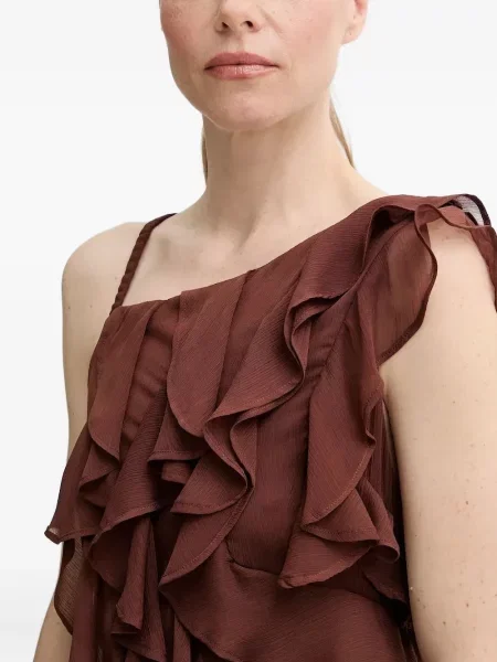 Rochie Alohas de costum maro
