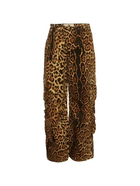 Pantaloni cargo 424 cu imagine cu model leopard
