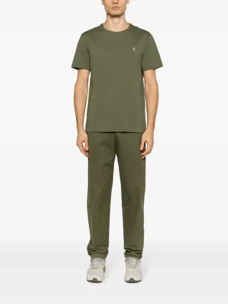 Kowbojska haftowana koszulka Polo Ralph Lauren zielona