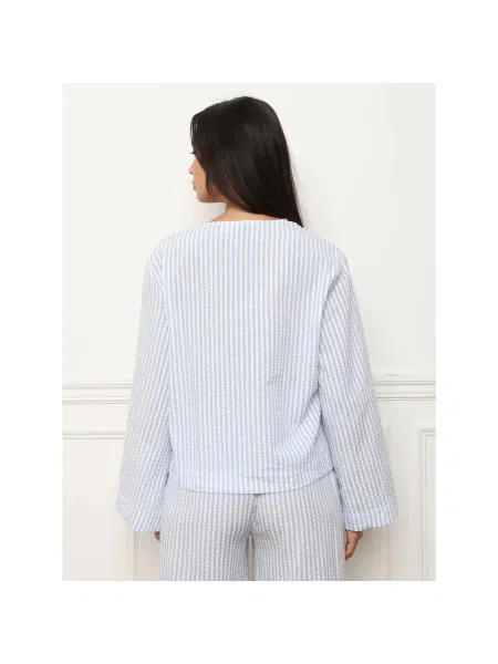 Top La Modeuse albastru
