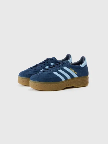 ADIDAS ORIGINALS Nízke tenisky HANDBALL SPEZIAL / svetlomodrá / zlatá modrá