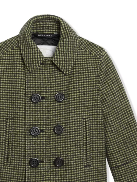 Płaszcz dziecięcy Burberry zielony