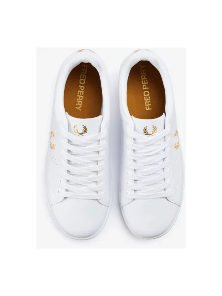Sneakersy Fred Perry skórzane białe