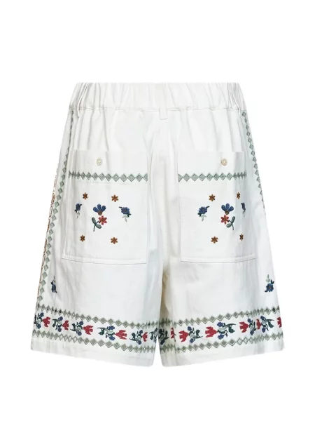 Gėlėtos šortai Weekend Max Mara balta