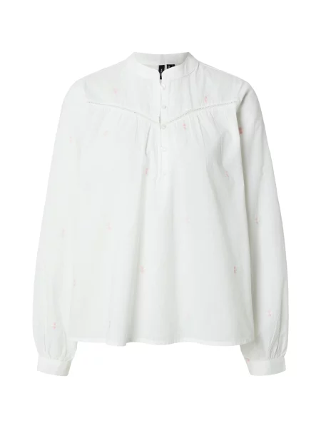 VERO MODA Bluză VMIris bej / roz alb