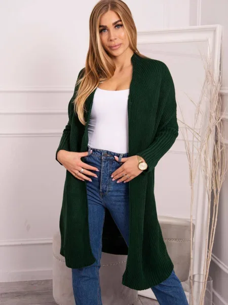 Pulover Kesi cu mânecă liliac verde