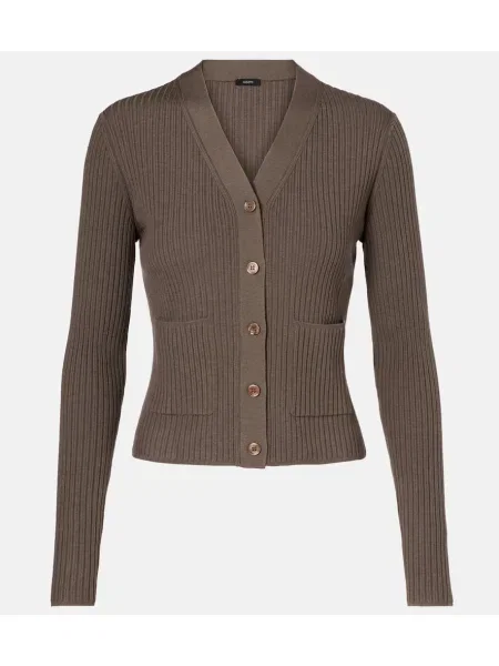 Cardigan Joseph de lână maro