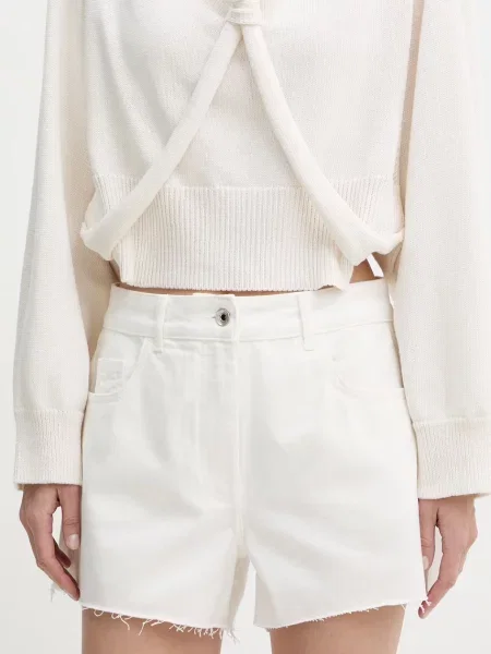 Patrizia Pepe szorty jeansowe białe