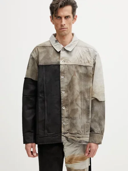 Rick Owens DRKSHDW Jumbo Worker jachetă scurtă din denim pentru bărbați