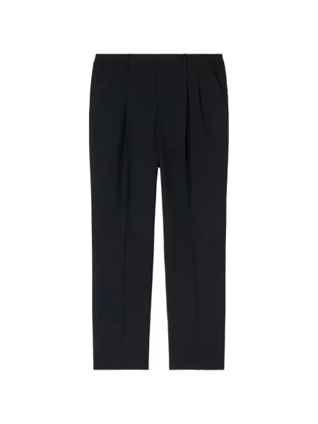 Pantaloni Retori de lână negru