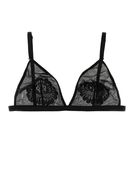 Biustonosz Dolce And Gabbana koronkowy czarny