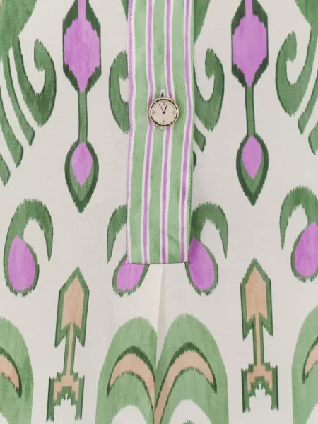 Rochie mini Bye Firenze cu imagine verde