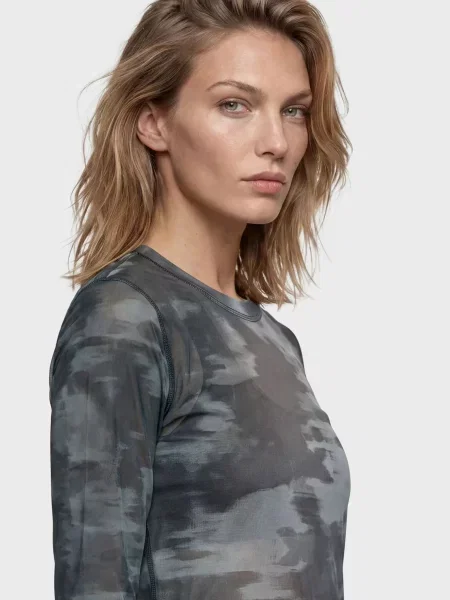 Лонгслив G-star Raw с принтом серый