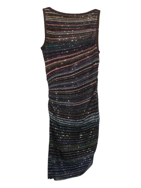 Rochie mini Missoni fără mâneci de costum maro