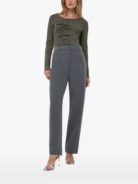 Top Notes Du Nord asymetryczny prążkowany zielony