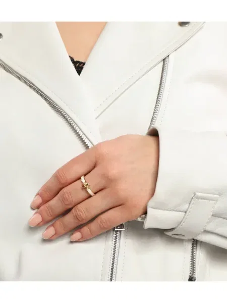 TORY BURCH Inel Kira Enamel auriu