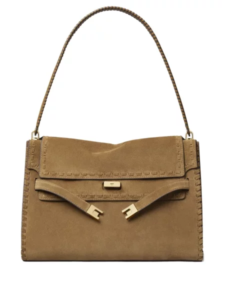 Geantă Tory Burch maro