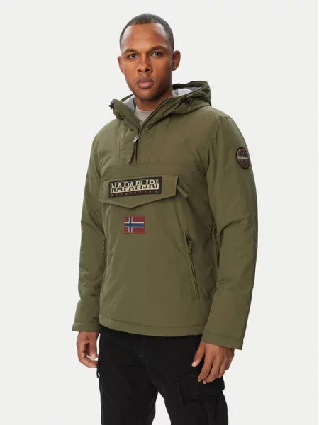 Napapijri Anorák Rainforest Pocket 2 Khaki