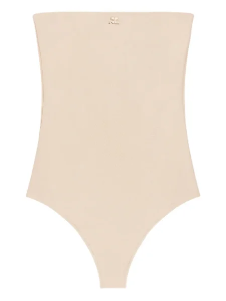 Body Courreges bez ramiączek