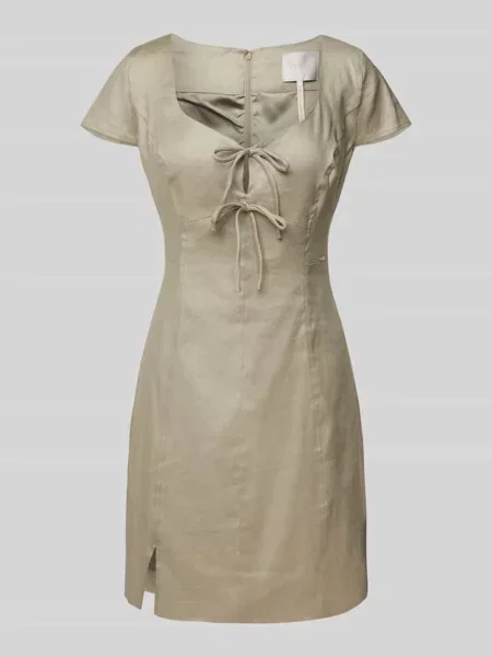 Sukienka mini z wiązaniem model ‘ISABEAU’ Guess