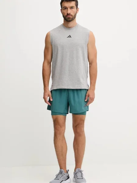 Шорты Adidas Performance для бега зеленые