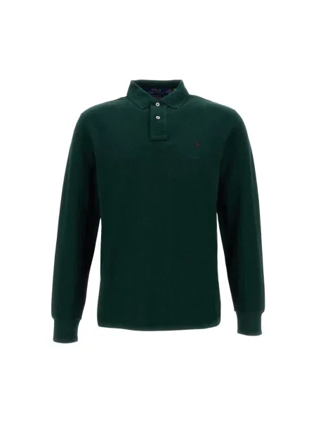 Koszulka polo Polo Ralph Lauren z długim rękawem zielona