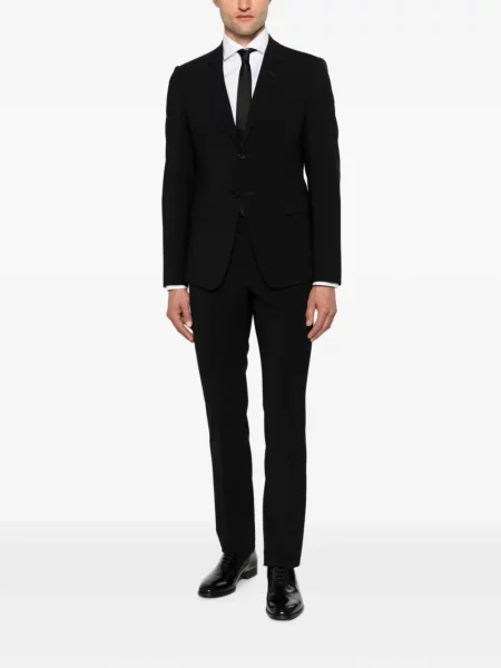 Garnitur Emporio Armani wełniany czarny