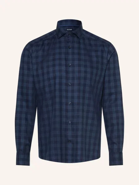 Olymp Košile Smart Modern Fit tmavě modrá