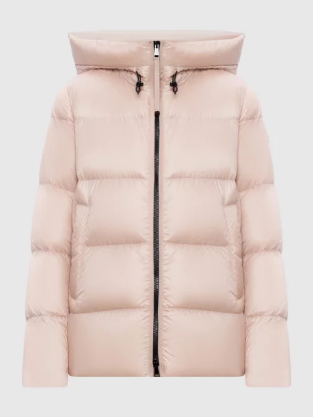 Блакитний Пуховик Yser з логотипом Moncler - ціна 55404 грн