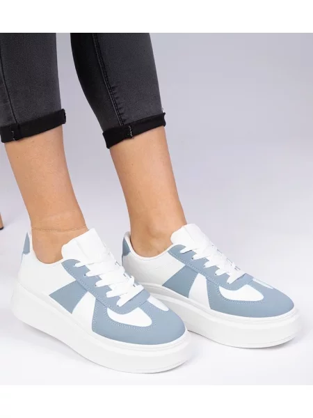 Sneakerși D/ceo cu platformă albastru