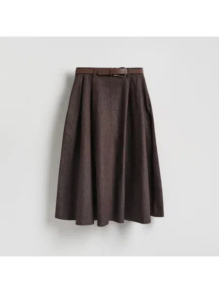 Reserved Midi szoknya barna