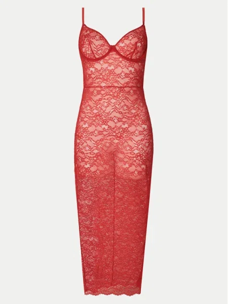 Guess Cămașă de noapte roșu