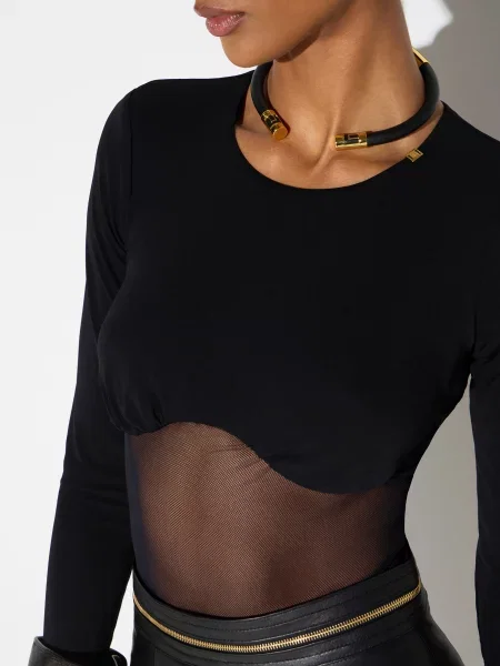 Боді Elisabetta Franchi чорне