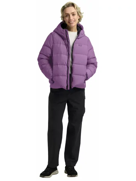Пуховик Jack Wolfskin фиолетовый