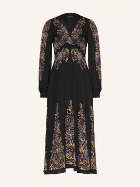 Etro Sukienka schwarz czarna