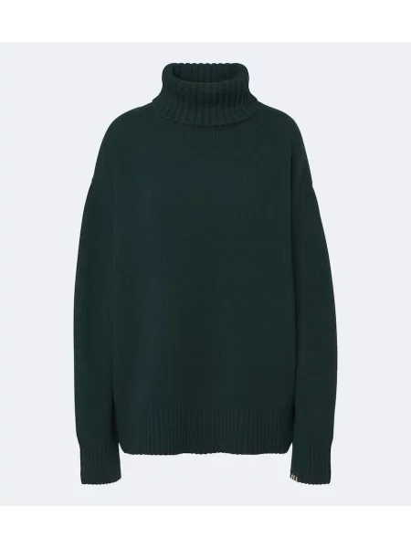 Pulover Extreme Cashmere din cașmir verde