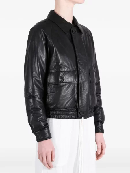 Geanta de piele Auralee negru
