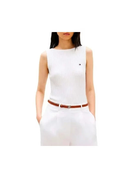 Tommy Hilfiger Top Écru bijela