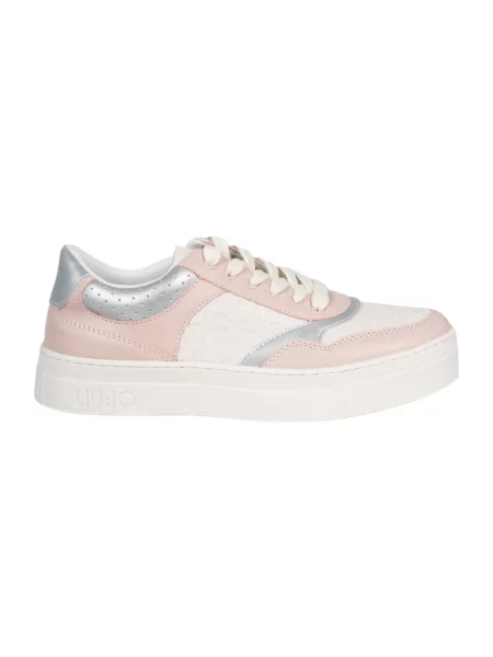 Sneakersy Liu Jo skórzane eleganckie różowe