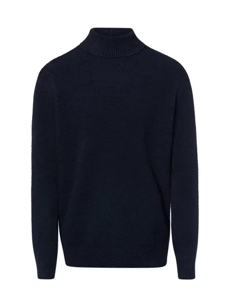 Finshley & Harding London sweter z golfem Mężczyźni S niebieski